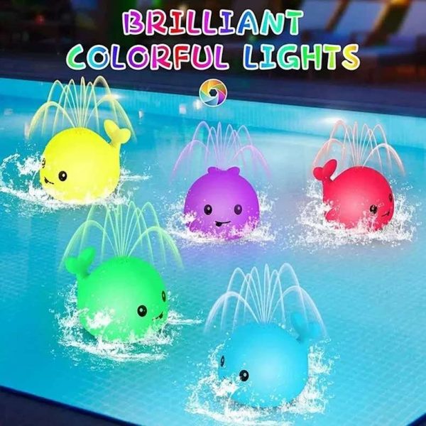 Baby bath toy water spay with music LED light - Image 5