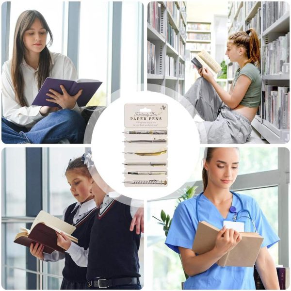 Flat paper pen bookmark, innovative handy pen - Image 5