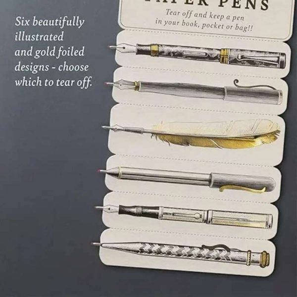 Flat paper pen bookmark, innovative handy pen - Image 3