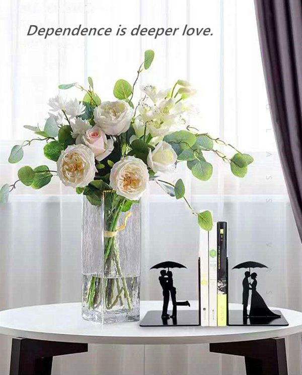 Decorative metal bookends book stopper - Image 3