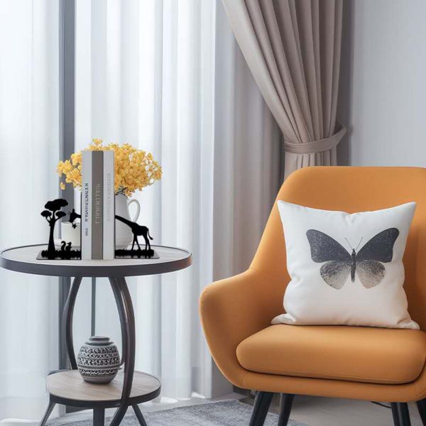 Decorative metal bookends book stopper - Image 4
