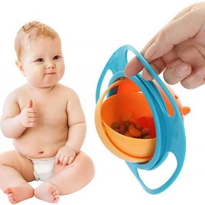 Kids Gyro Bowl - Rotating Anti Spill