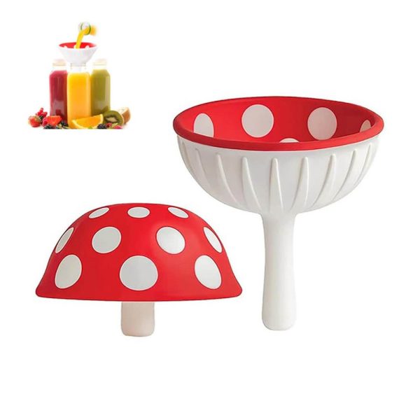 Mushroom design food grade silicone funnel 2ps - Image 6