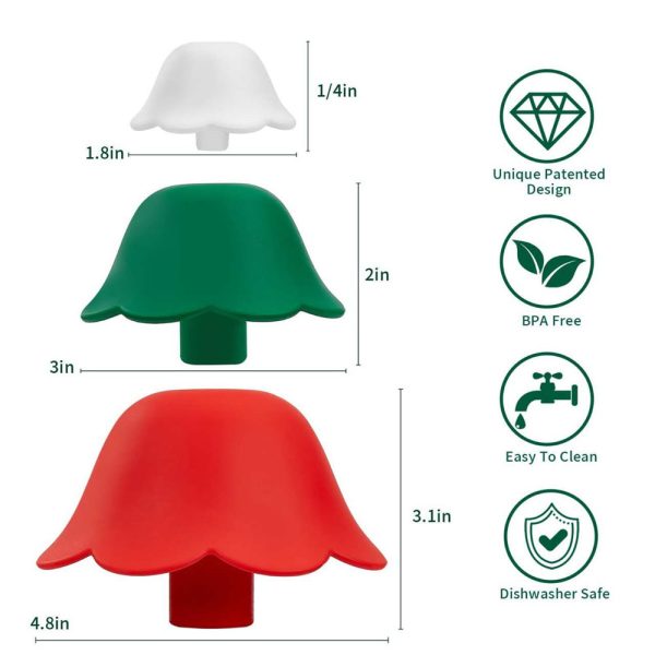 Christmas tree food grade silicone funnel 3in1 - Image 6