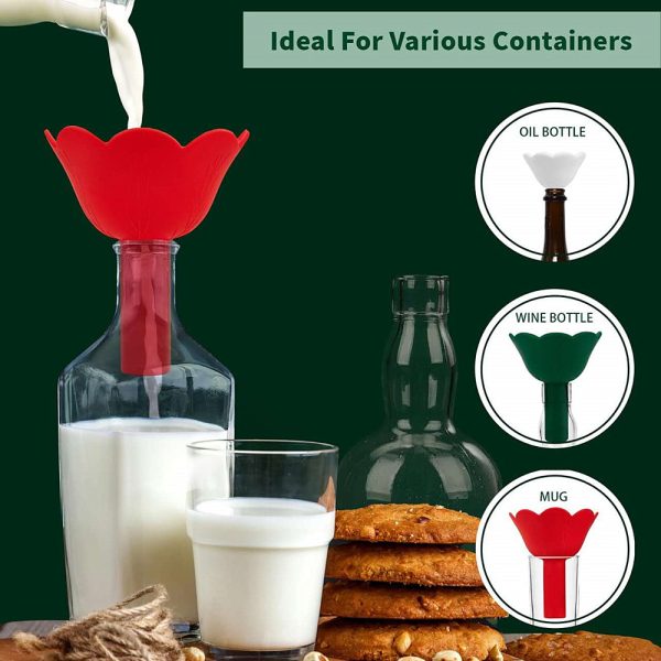 Christmas tree food grade silicone funnel 3in1 - Image 4