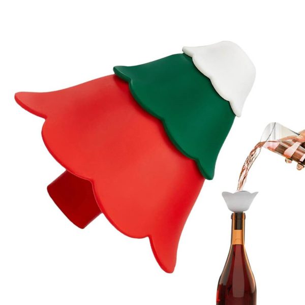 Christmas tree food grade silicone funnel 3in1